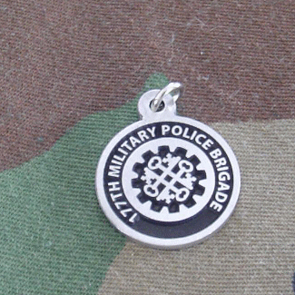 Military Pendants on 177th Military Police Brigade Pendant With 24 Inch Ballchain
