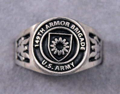   Your Choice of 11 Different Rings Armored Division Brigades  
