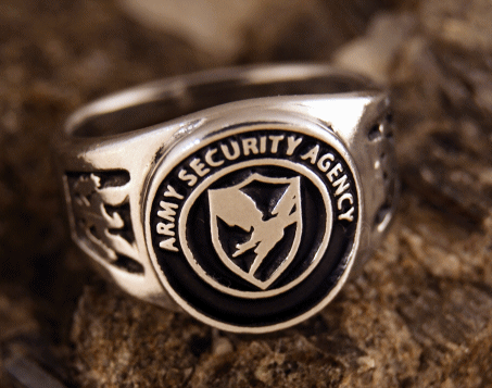Army Security Agency Rings – Army Signet Ring – DXCF